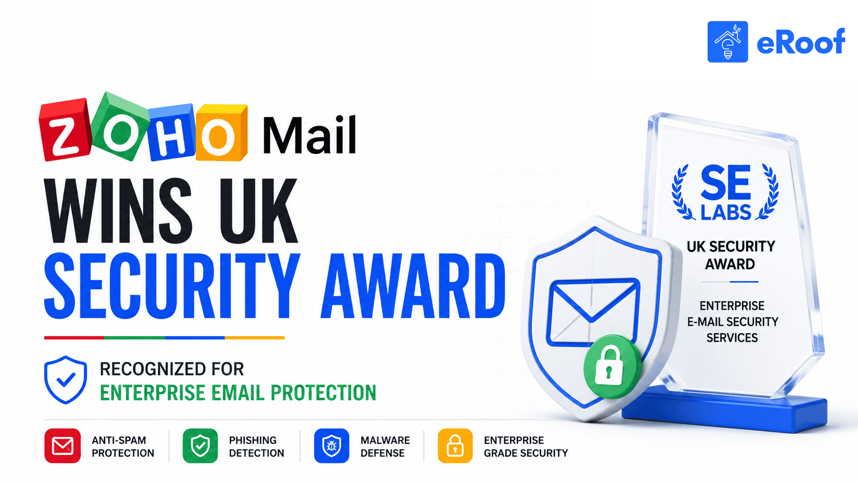 Zoho Mail Wins Prestigious UK Security Award