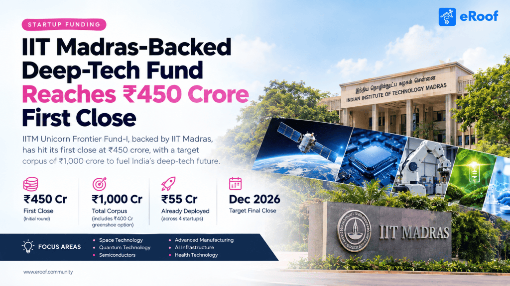 IIT Madras-backed deep-tech fund reaches ₹450 crore first close