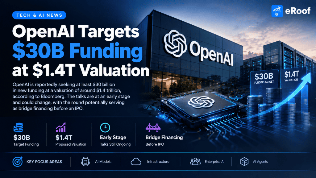 OpenAI reportedly targets $30 billion funding at a $1.4 trillion valuation