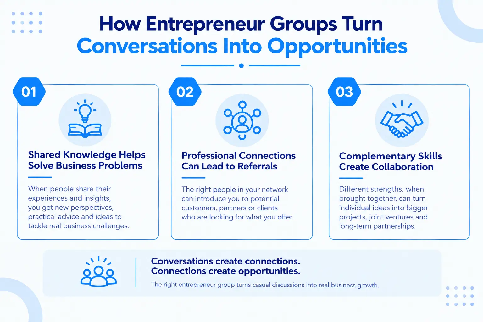 Entrepreneur groups create networking opportunities for business owners